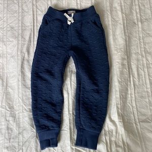 Hatley Navy joggers with heart pattern
